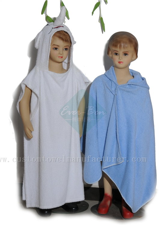 children's hooded towels for swimming microfiber towel modern baby hooded towels microfiber Towel Ponchos kids hooded towels supplier baby poncho towel factory